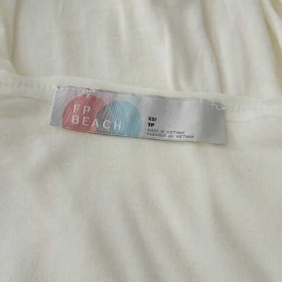 New Free People Beach - XS - Women's Sunseeker Maxi Dress - Ivory - Picture 6 of 6